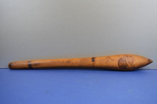 AUSTRALIAN ABORIGINAL NULLA NULLA THROWING CLUB C1890 - ADDITIONAL PHOTO 1