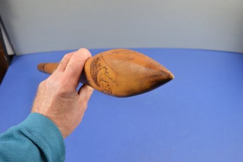 AUSTRALIAN ABORIGINAL NULLA NULLA THROWING CLUB C1890 - ADDITIONAL PHOTO 10