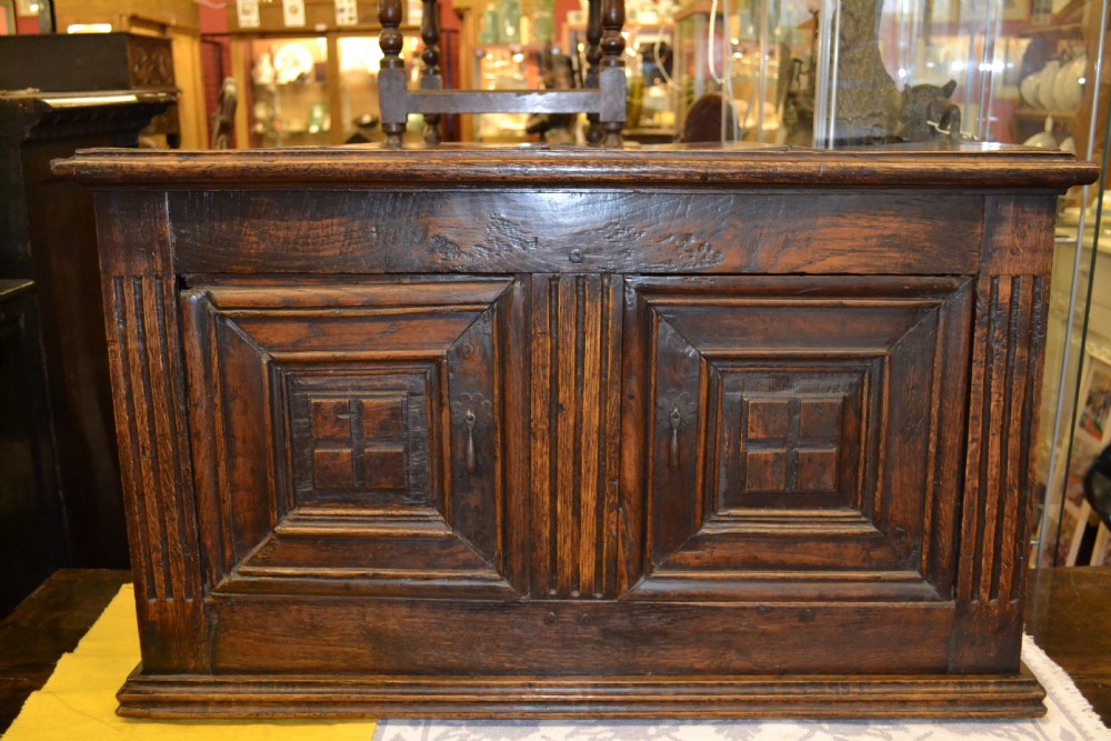 18th Century Fruitwood and Oak Small Cupboard,c1720