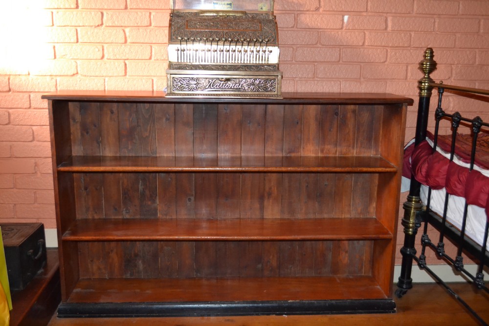 Antique 19th Century Victorian 3 Tier Oak Bookcase, c1890