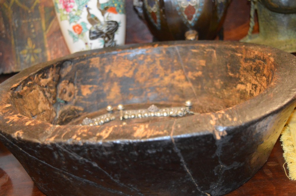 19th Century Russian Christianing Bowl,Iconographic Paintings,c1820 View XI