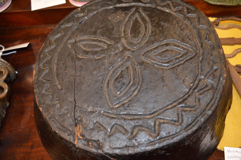 19th Century Russian Christianing Bowl,Iconographic Paintings,c1820 View XII