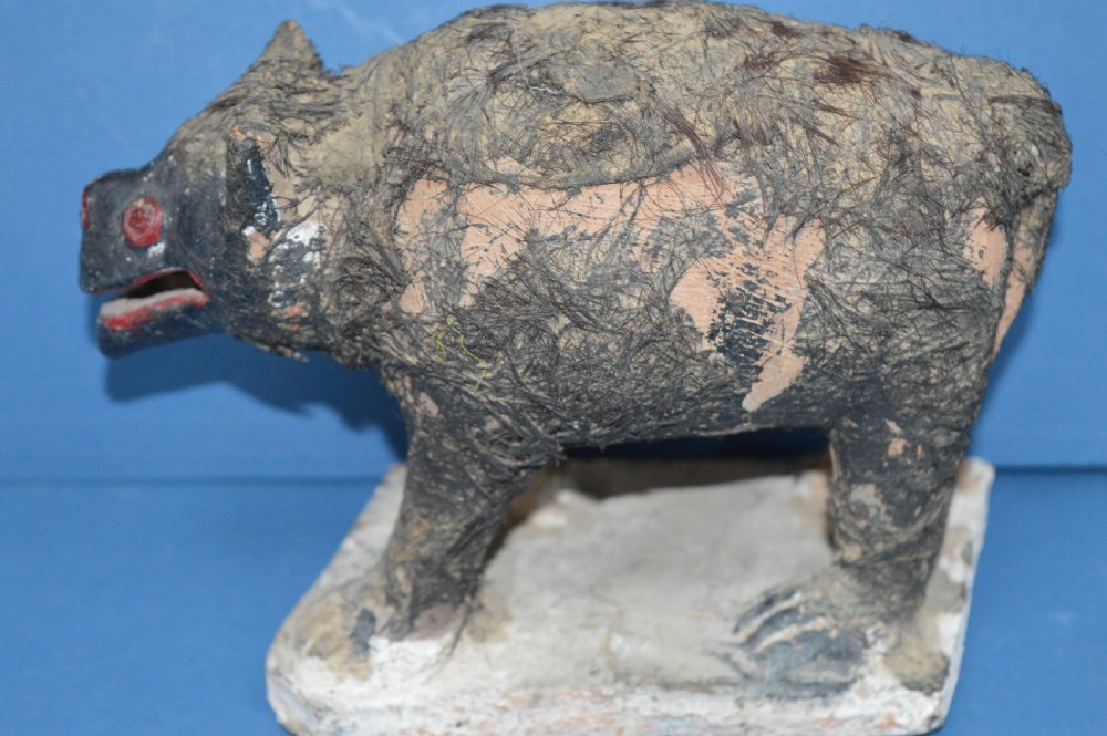 19th Century African Fetish Pig,Congo,1890 View III