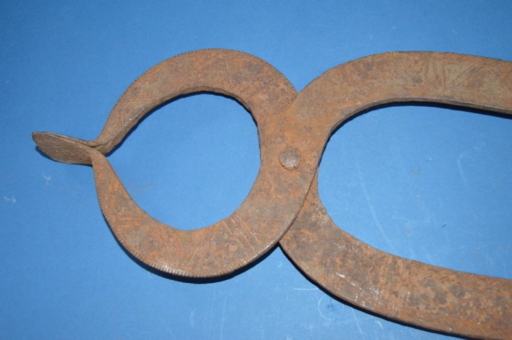 2 large 19th Century Cast Iron African Currency Pieces,Congo,c1890 (Pt Collection 21 Pieces) View VIII