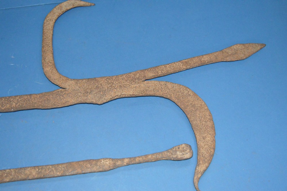 2 Large 19th Century African Cast Iron Currency Pieces, Congo, c1890 (Pt Collection 21 Pieces) View III