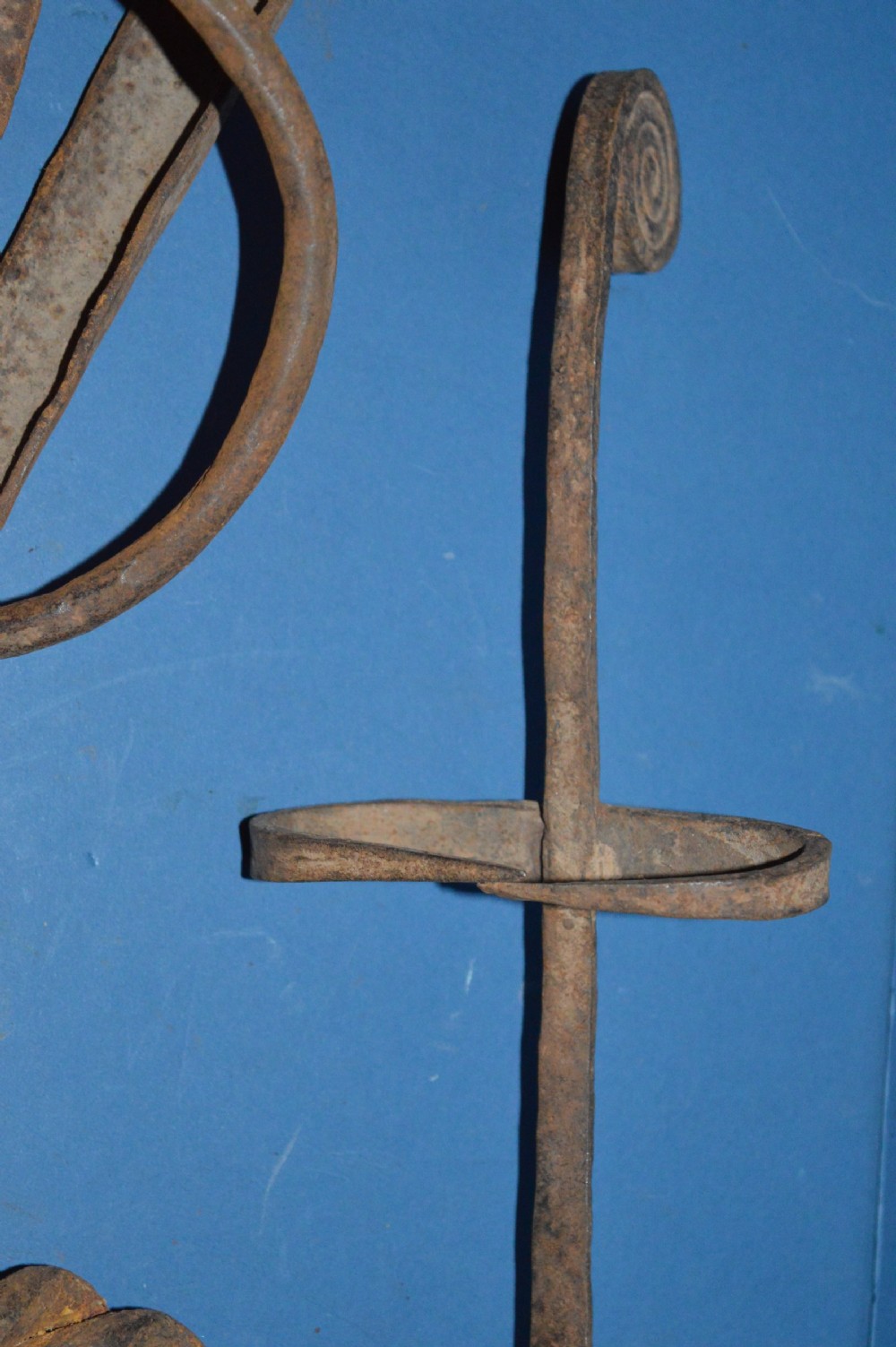 3 Large 19th Century African Cast Iron Currency Pieces,Congo,c1890 (Pt Collection 21 Pieces) View V