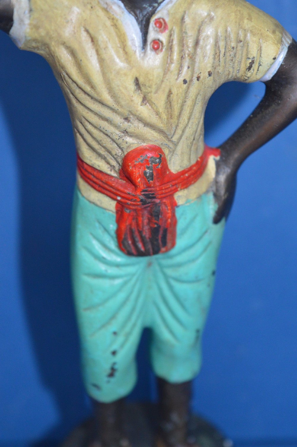 Early 20th Century Cold Painted Bronze Statue, c1910 View IV