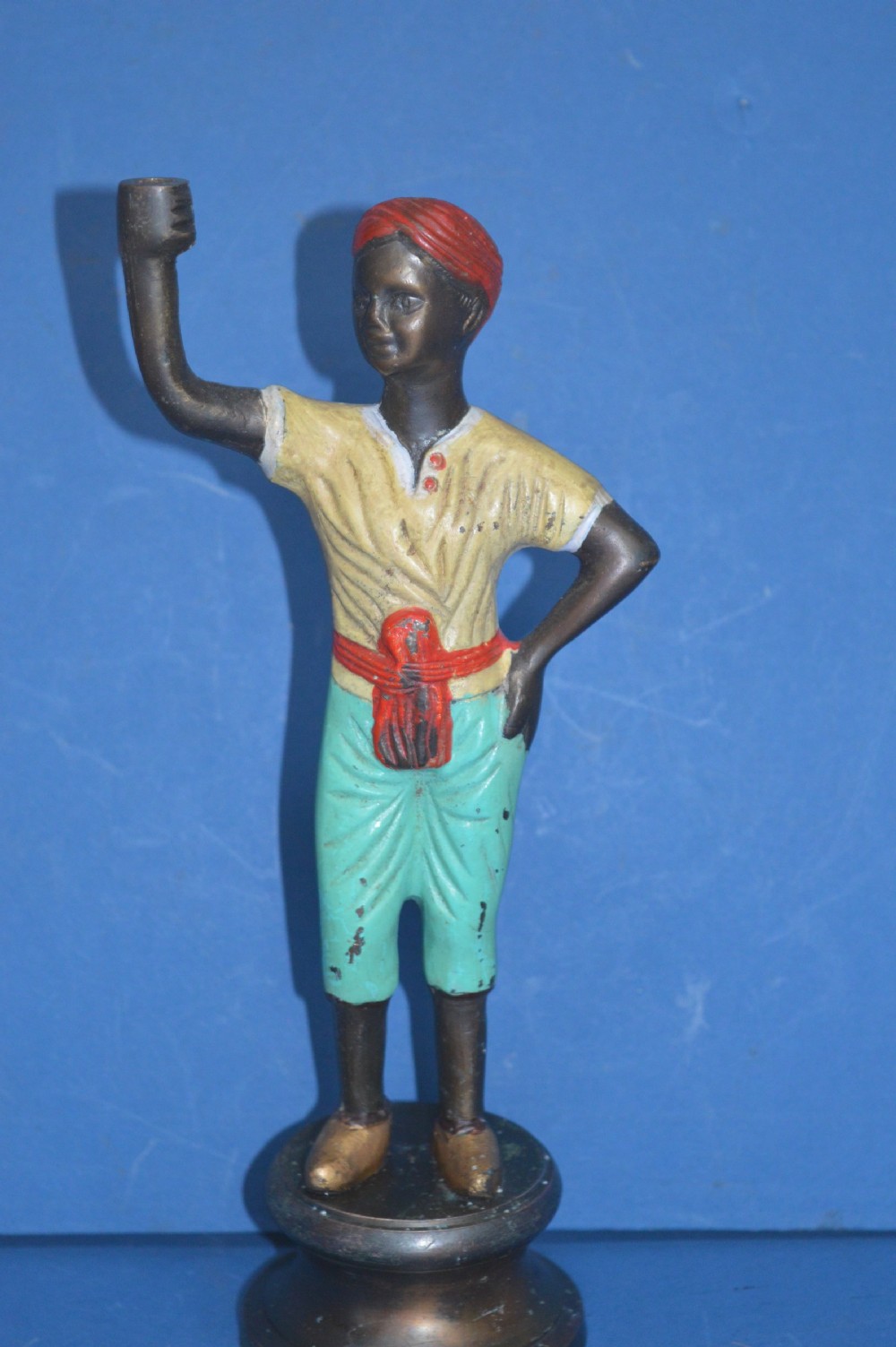 Early 20th Century Cold Painted Bronze Statue, c1910 View V