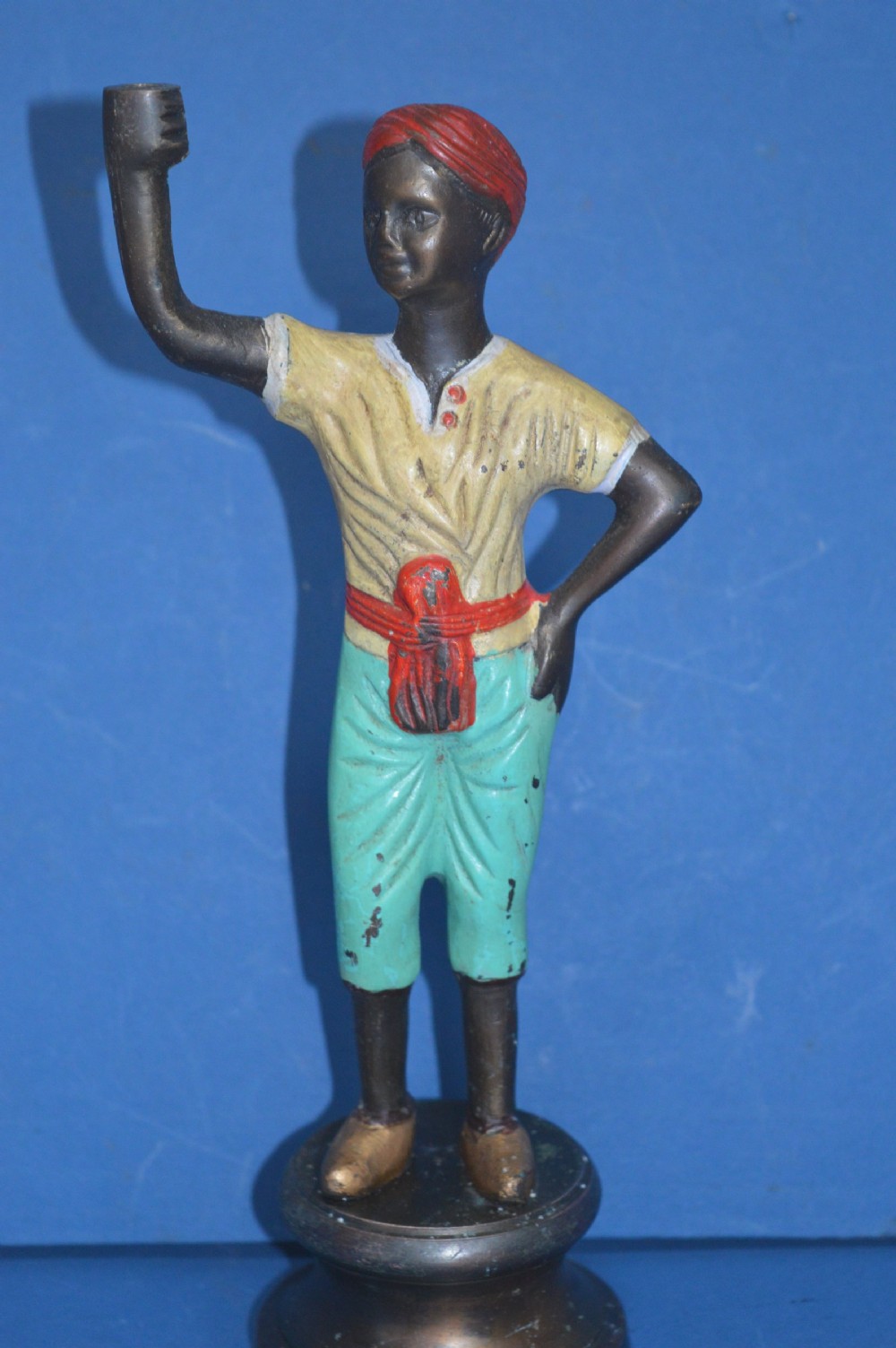 Early 20th Century Cold Painted Bronze Statue, c1910 View VI