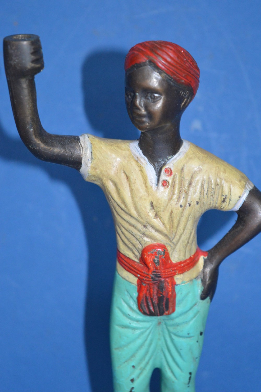 Early 20th Century Cold Painted Bronze Statue, c1910 View VII