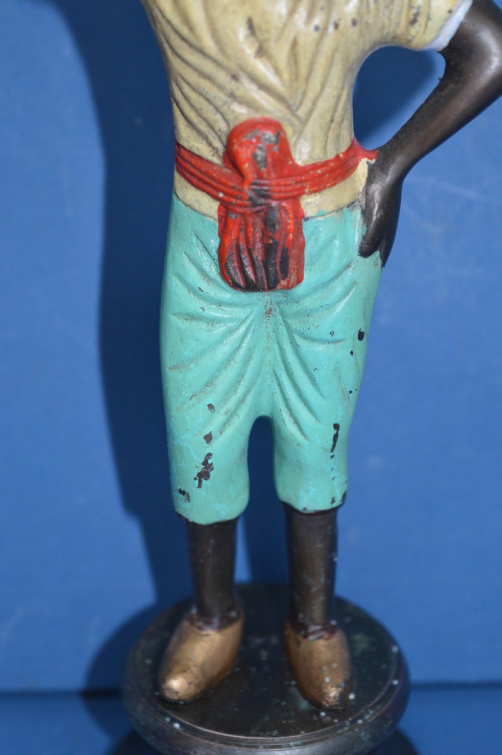 Early 20th Century Cold Painted Bronze Statue, c1910 View VIII