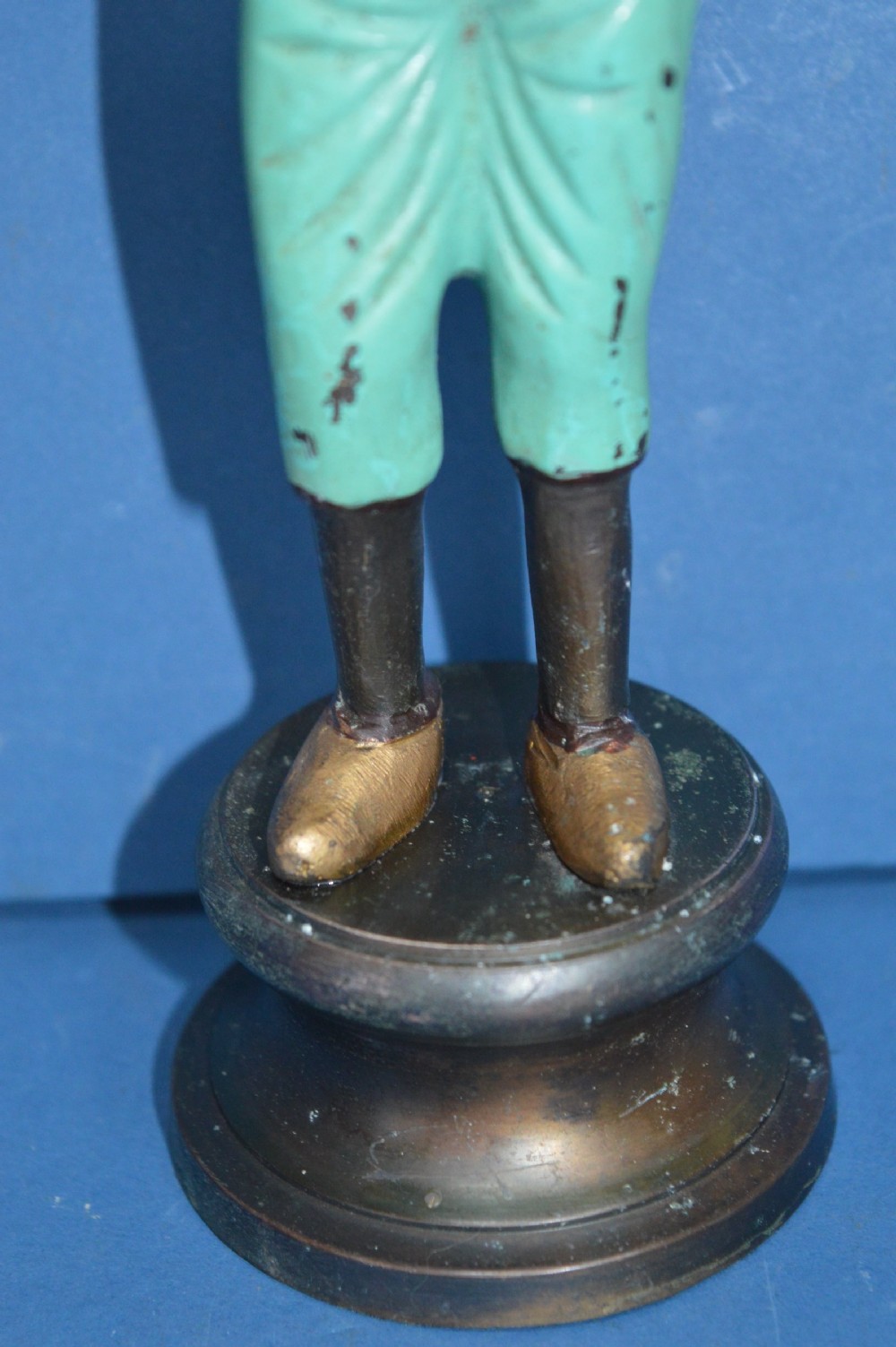 Early 20th Century Cold Painted Bronze Statue, c1910 View IX