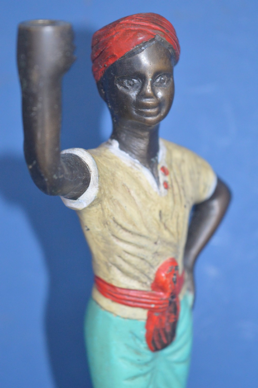 Early 20th Century Cold Painted Bronze Statue, c1910 View XIII