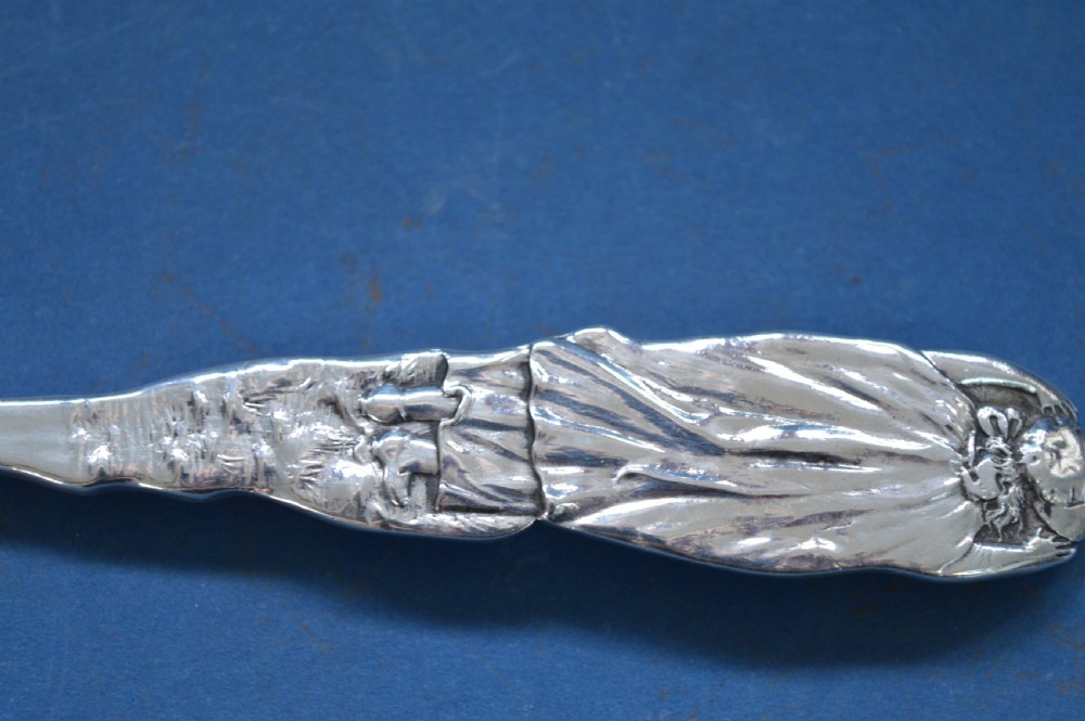 Tiffany And Co Sterling Silver (50g) Christening Spoon, Art Nouveau Decoration,c1900 View VII