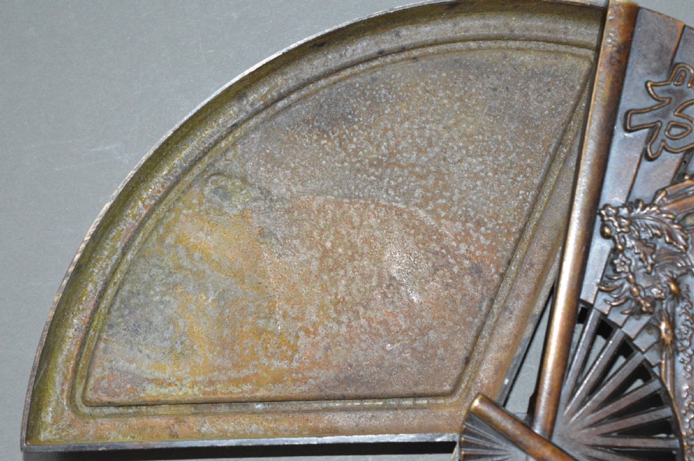 Japanese Bronze Fan Box, c 1890 View IV