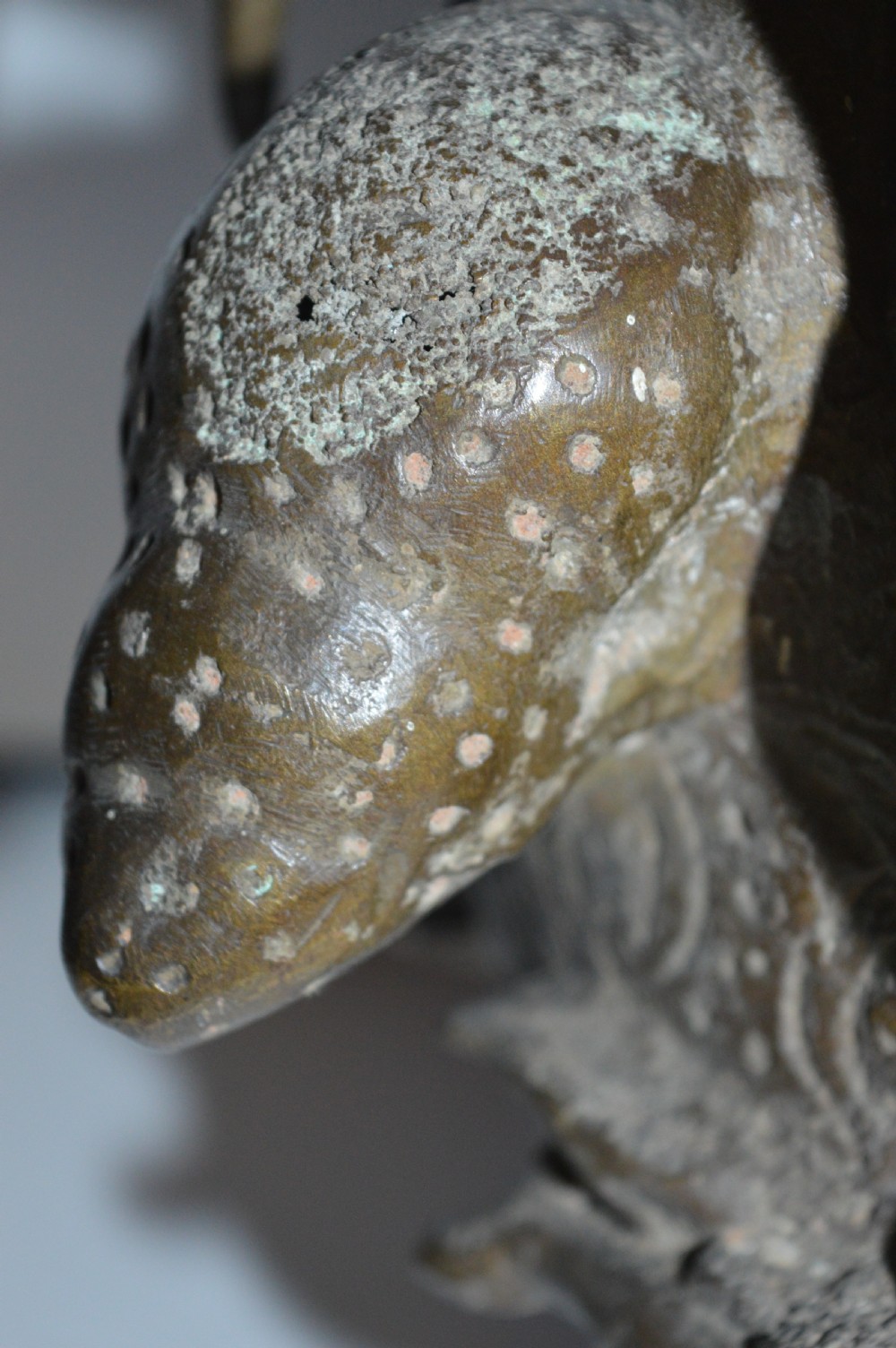 Large African Tribal Bronze Ceremonial Pot, c 1890 View VII