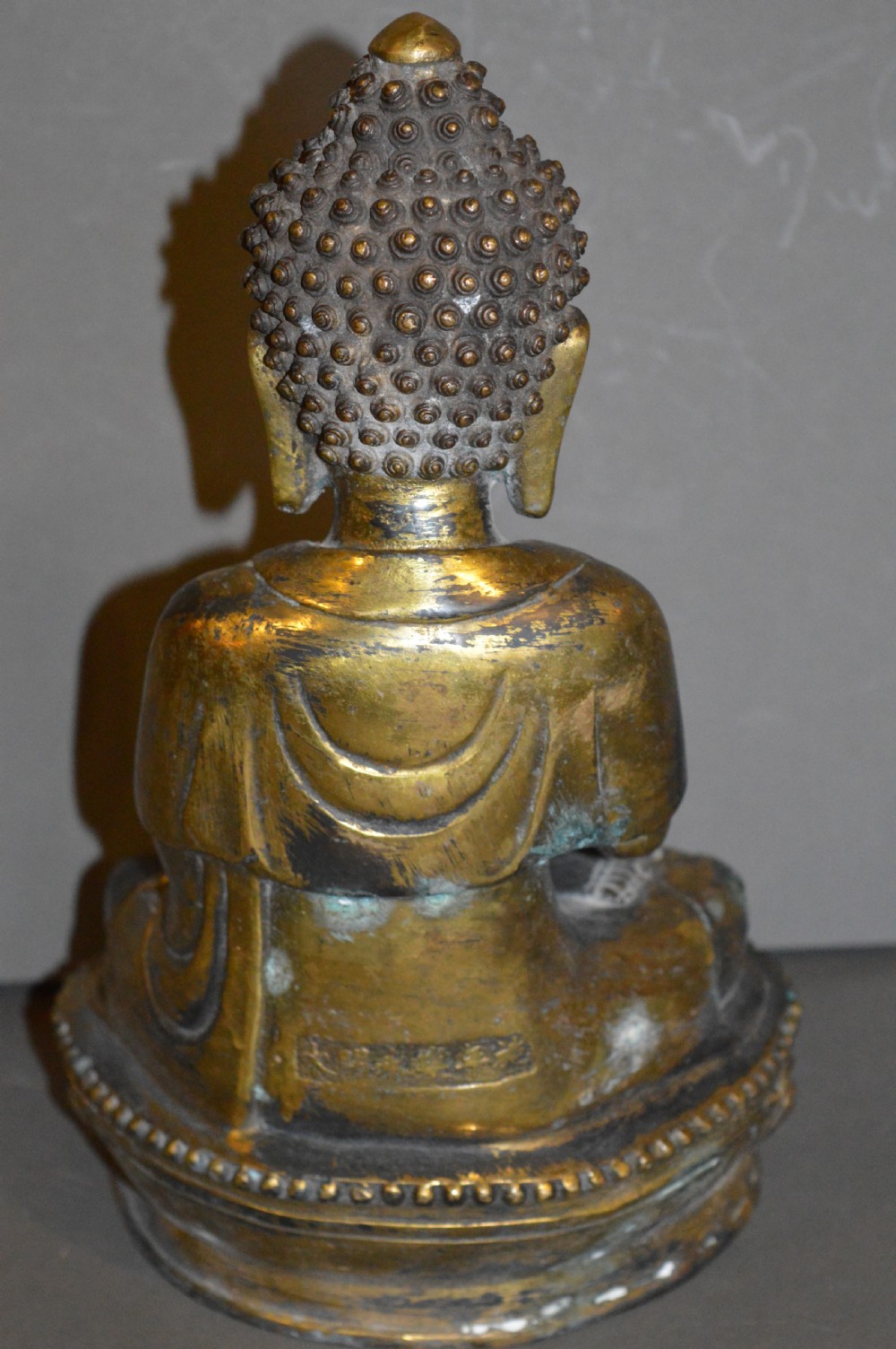 Large 19th Century Gilt Bronze Buddha ,Sino-Tibetan Statue, c1890 View VI