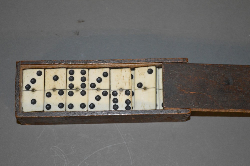 Napoleonic Era Prisoner Of War Domino Set, c 1810 View III