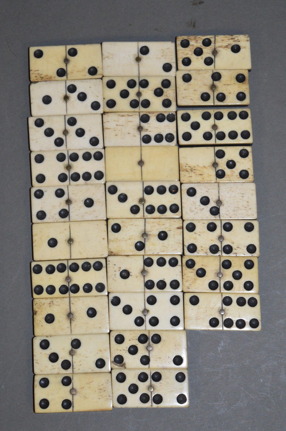 Napoleonic Era Prisoner Of War Domino Set, c 1810 View IV