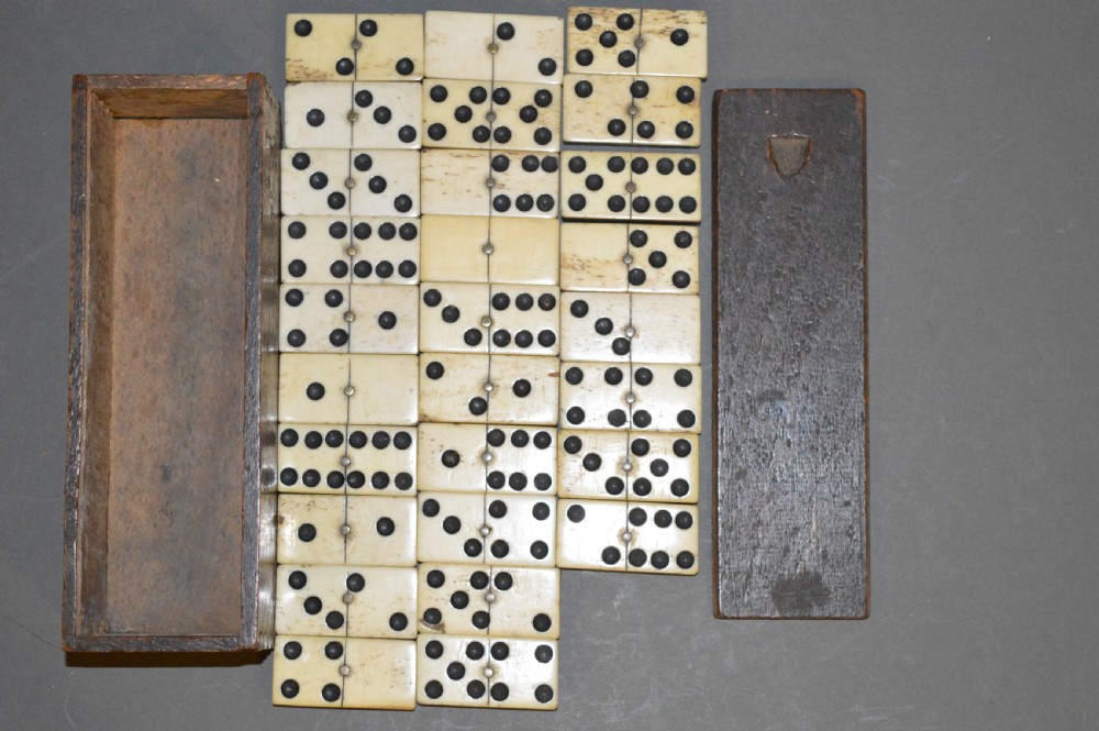 Napoleonic Era Prisoner Of War Domino Set, c 1810 View V