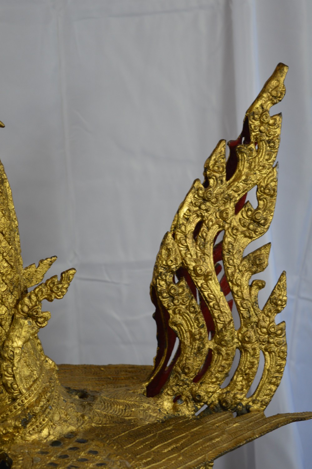 Pair  Huge Thai Bronze Hongsa Birds, c1890 View VII