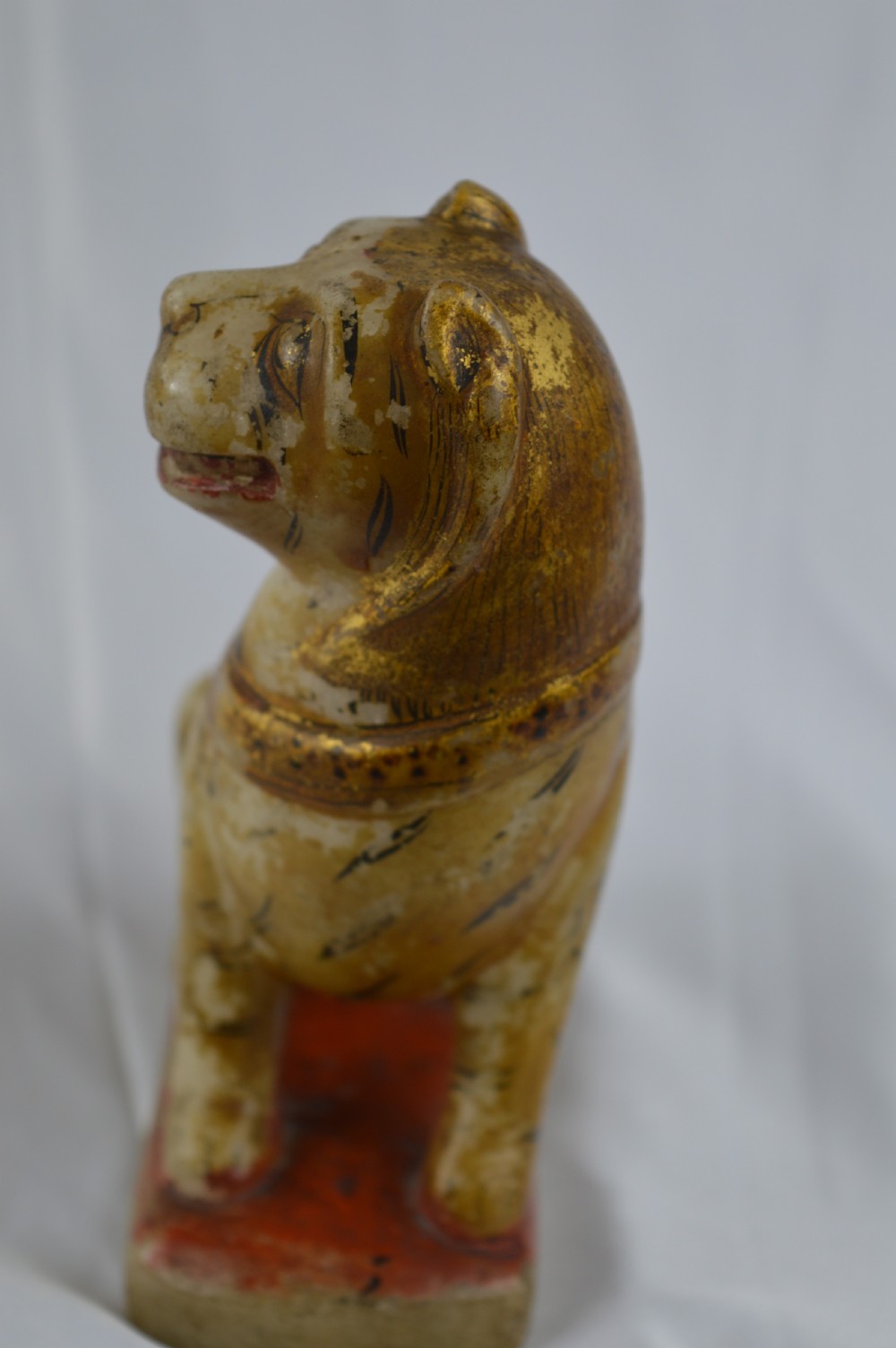 19th Century Indian Alabaster Tiger Statue, c1850 View VI