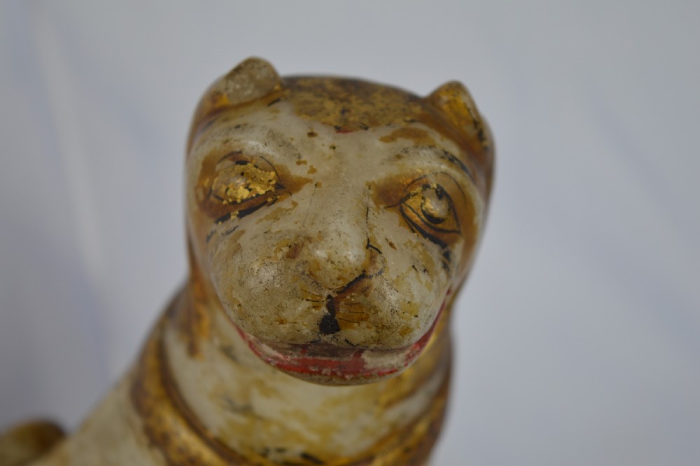 19th Century Indian Alabaster Tiger Statue, c1850 View X