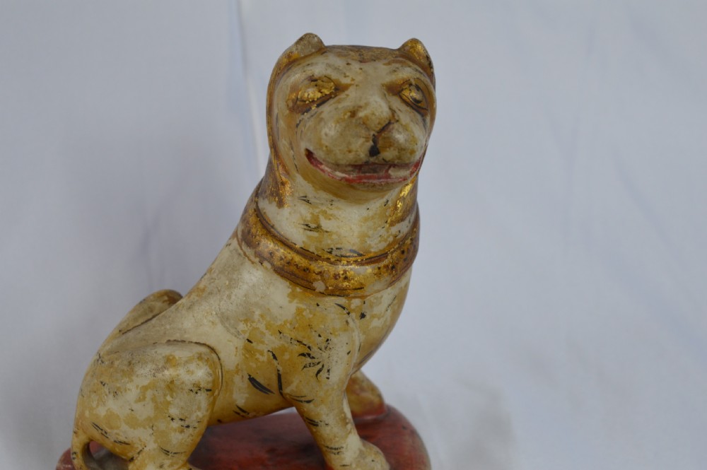 19th Century Indian Alabaster Tiger Statue, c1850 View XIV