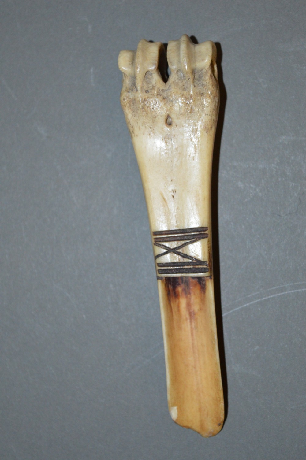 Napoleonic Prisoner Of War Bone Spoon, c 1810