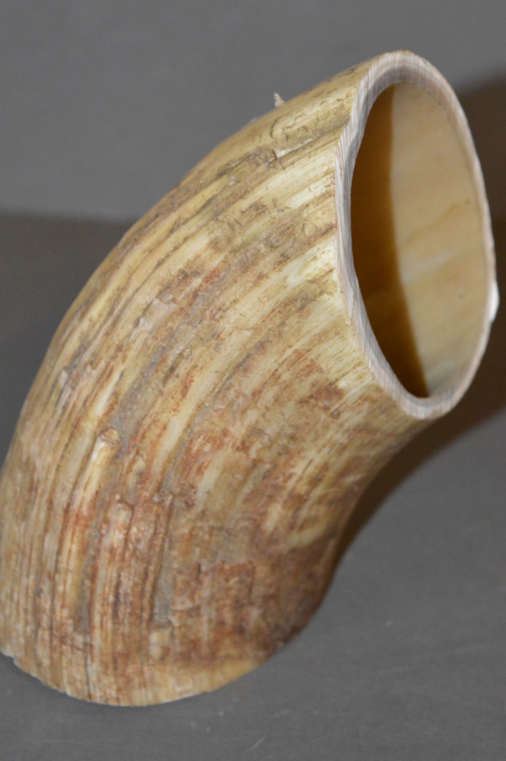 18th Century Cow Horn Scrimshaw, c1780 View VI