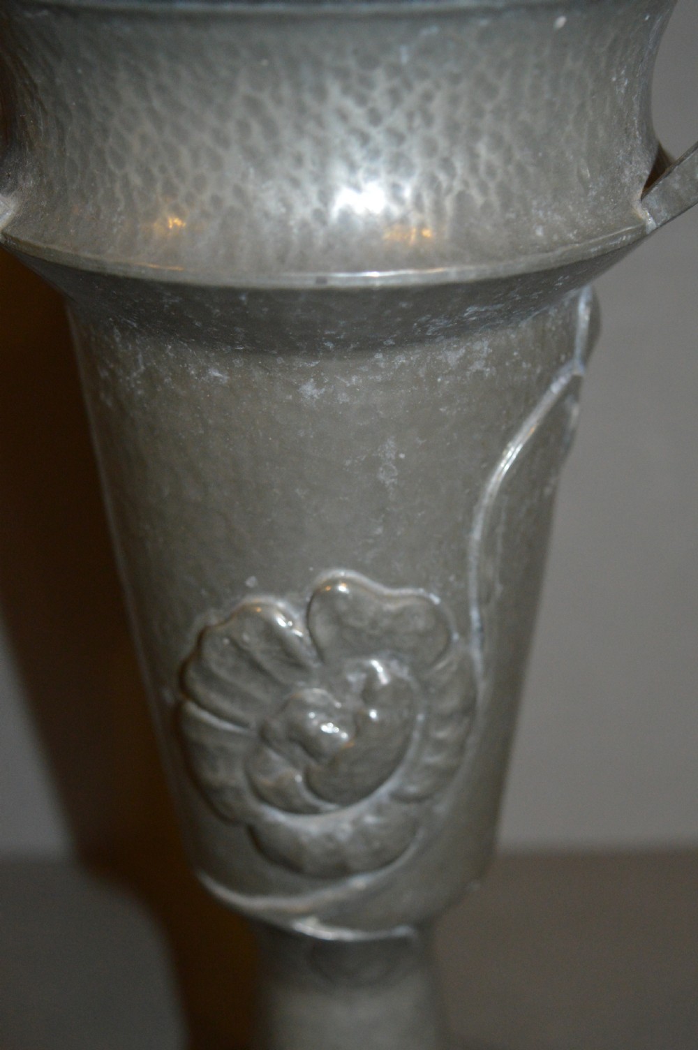 Large (1.2 kg) Art Nouveau Pewter Vase, c1900 View II