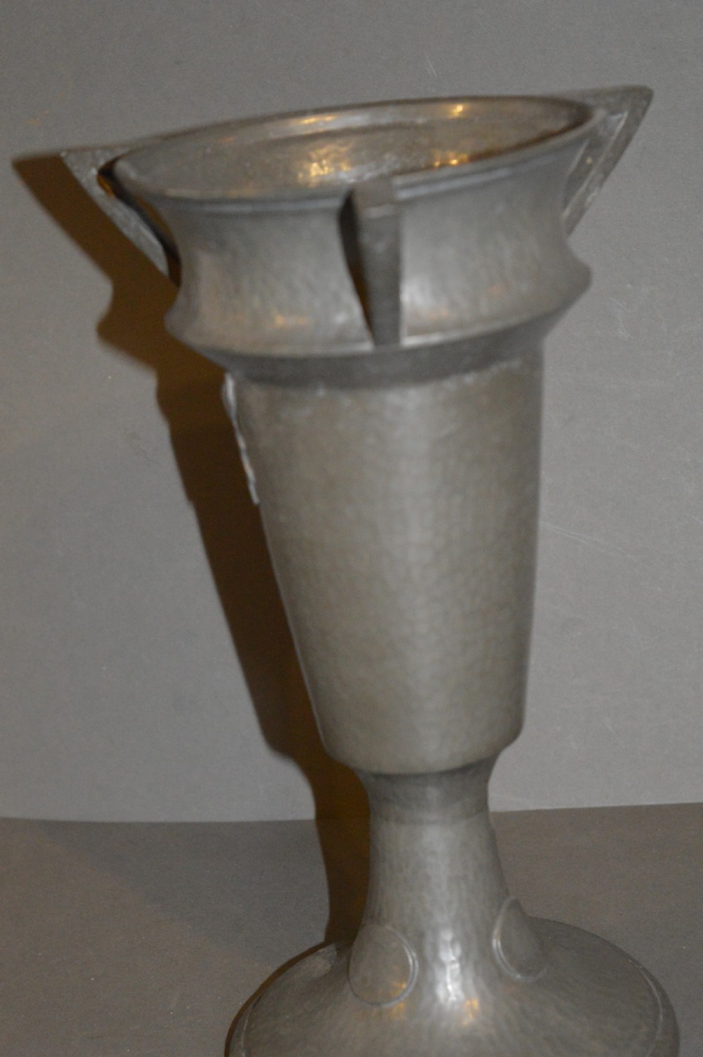 Large (1.2 kg) Art Nouveau Pewter Vase, c1900 View V