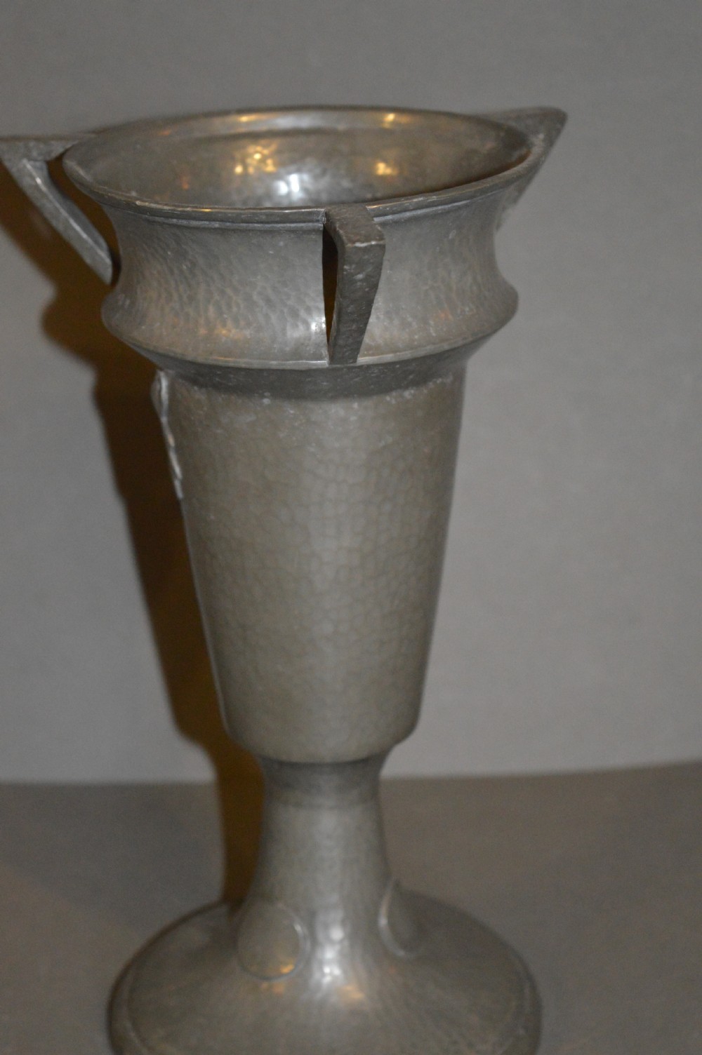 Large (1.2 kg) Art Nouveau Pewter Vase, c1900 View VI