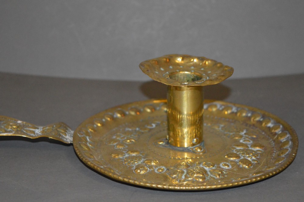 Art Nouveau Brass Candle/Chamberstick,c1900