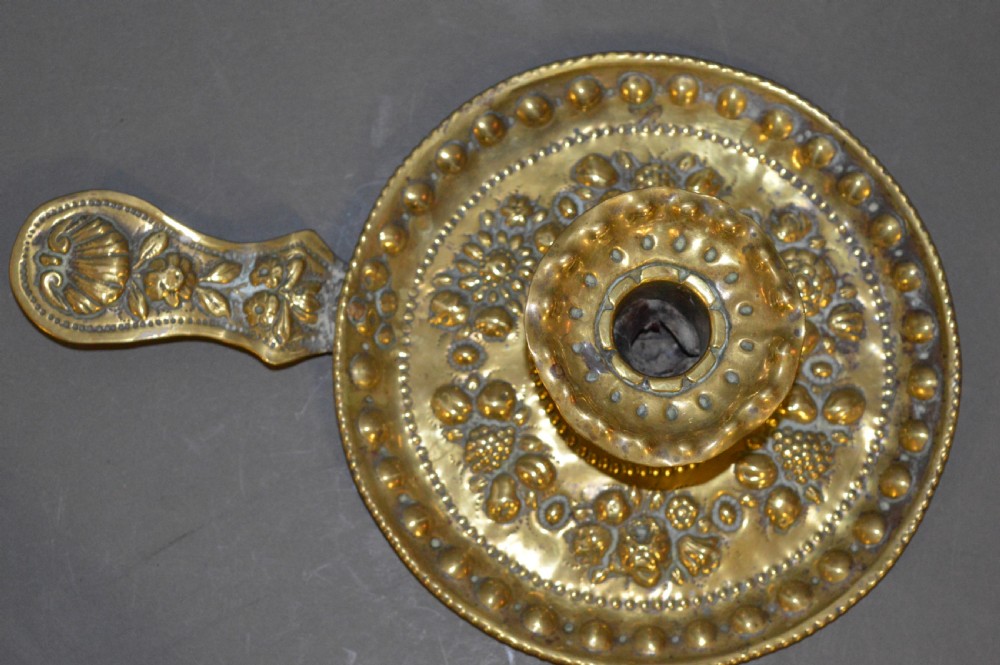 Art Nouveau Brass Candle/Chamberstick,c1900 View III