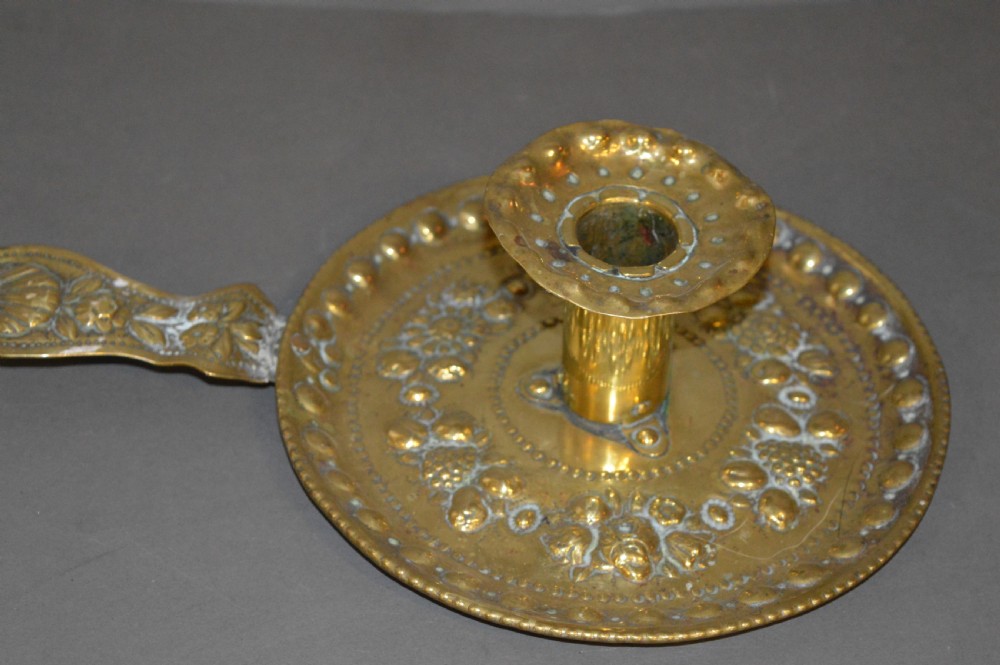 Art Nouveau Brass Candle/Chamberstick,c1900 View IV