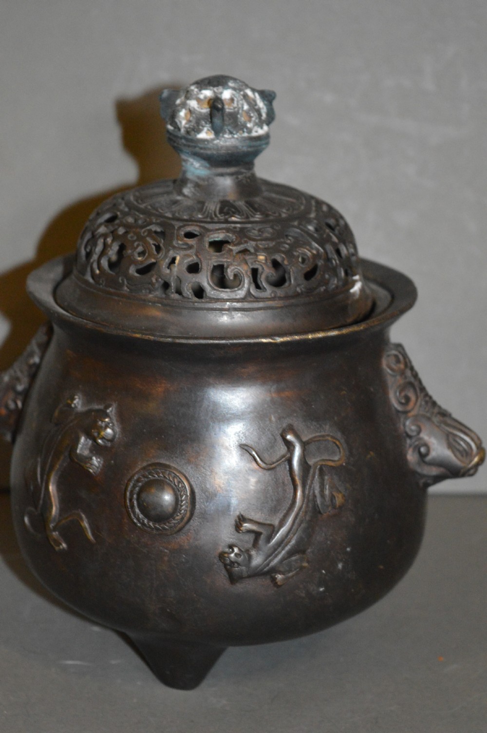 Chinese Qing Dynasty Bronze Censer, c1890