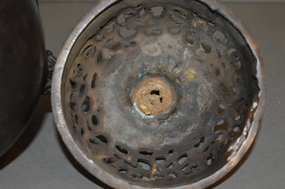 Chinese Qing Dynasty Bronze Censer, c1890 View XIII