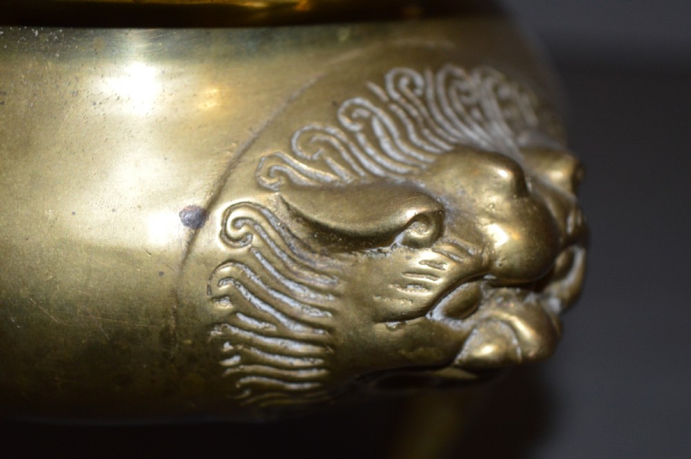 Chinese Qing Dynasty Bronze Bowl/Censer, c1880 View V