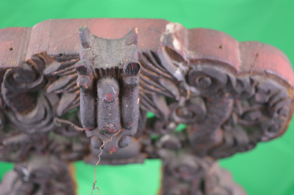 Chinese Bronze Buddha On Carved Altar,c1850 View X