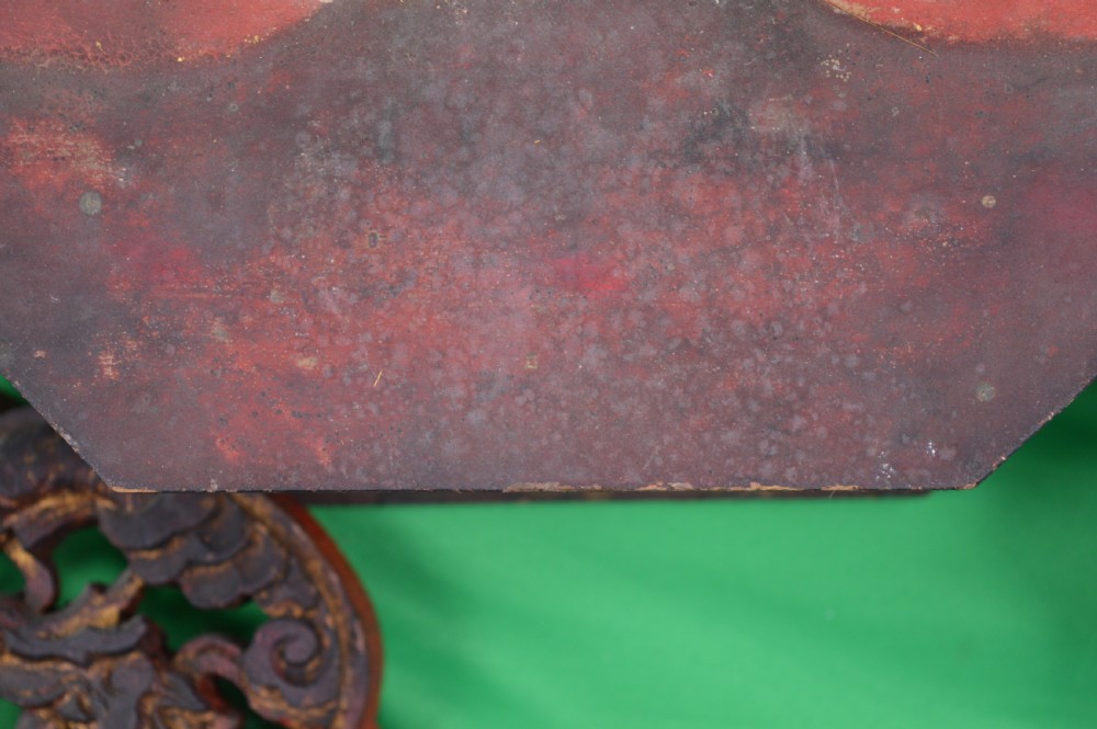 Chinese Bronze Buddha On Carved Altar,c1850 View XI