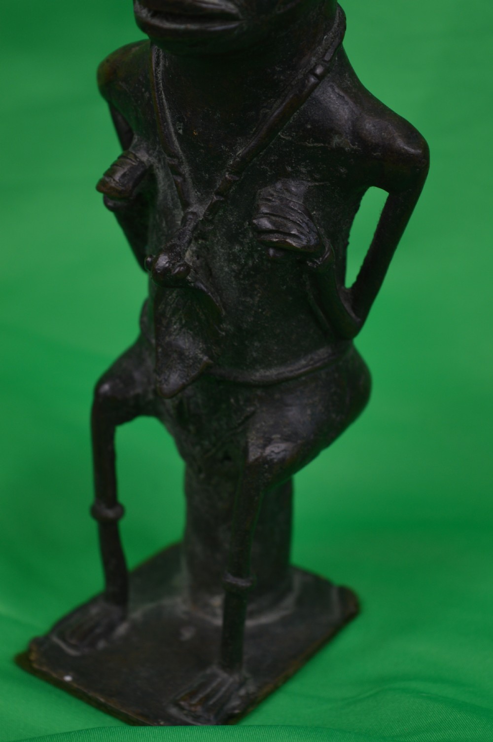 Large African Yoruba Bronze Fertility Statue,c1920 View VIII