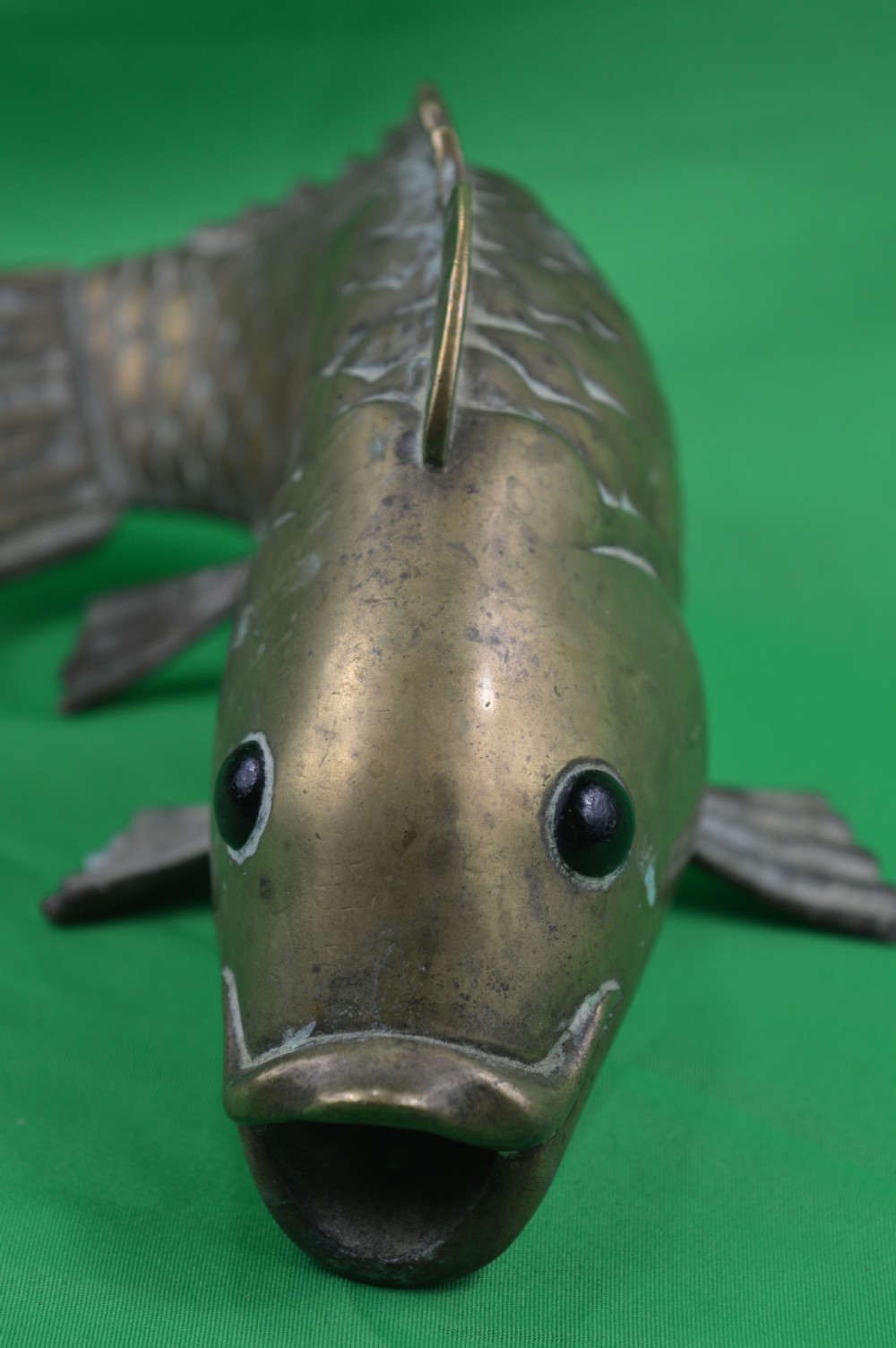 Large Chinese Bronze Carp, c1890 View V