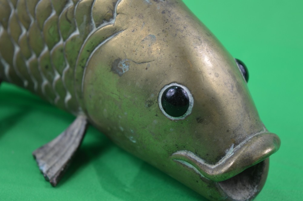 Large Chinese Bronze Carp, c1890 View IX