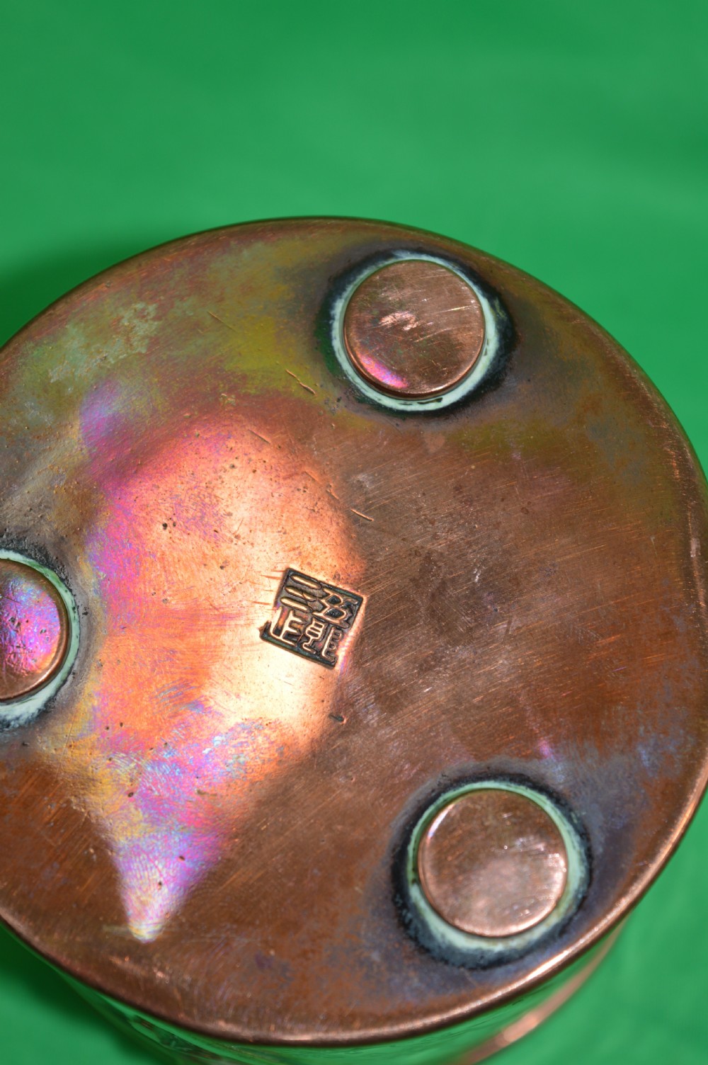 Japanese Bronze Brush Pot, c1880 View IV