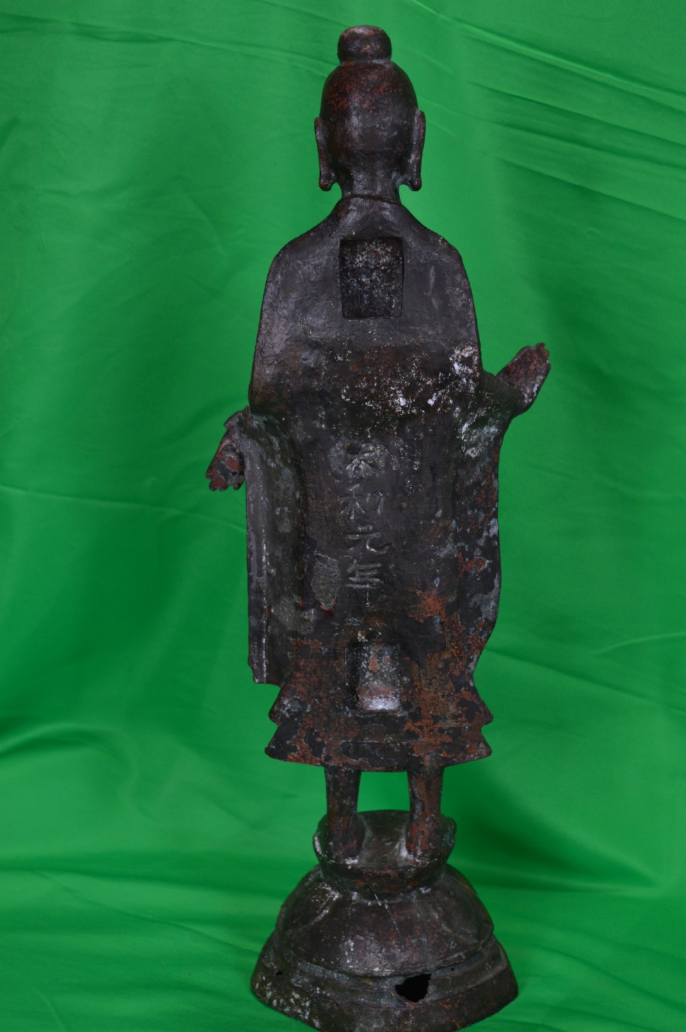 Large Chinese Gilt Bronze Buddha Statue, c1850, Song Dynasty Marks View VII