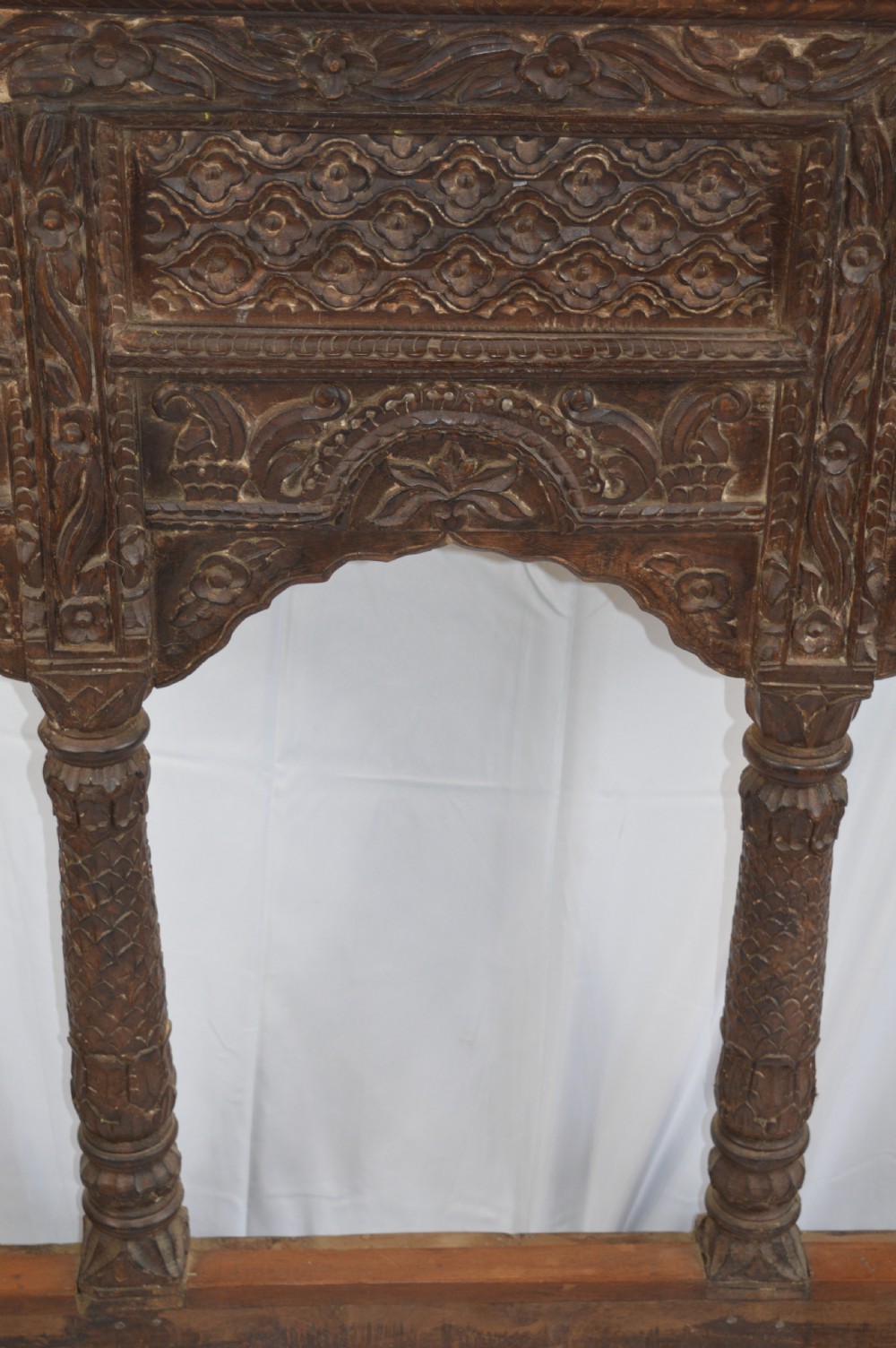 Huge Carved Indian Window/Balcony Panel,c1850 View II
