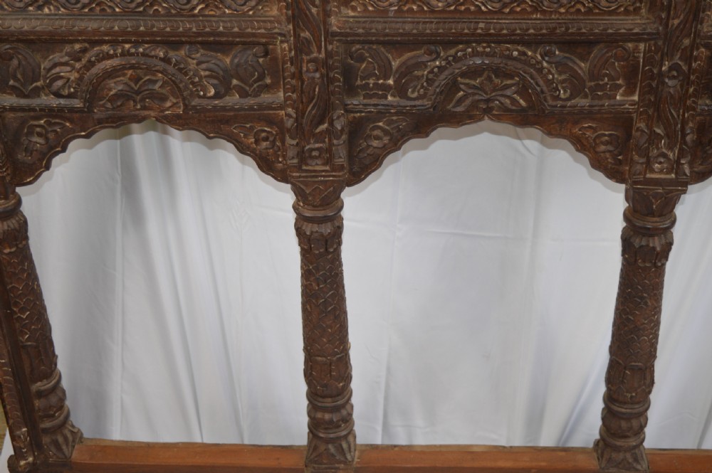 Huge Carved Indian Window/Balcony Panel,c1850 View VI