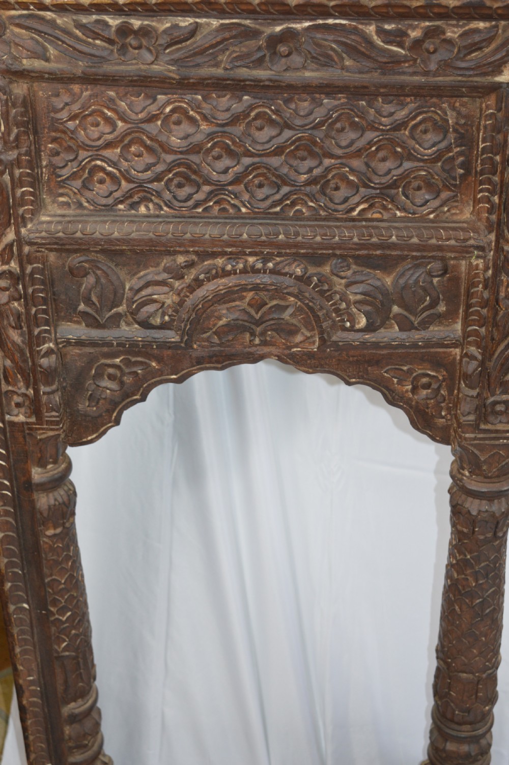 Huge Carved Indian Window/Balcony Panel,c1850 View VIII