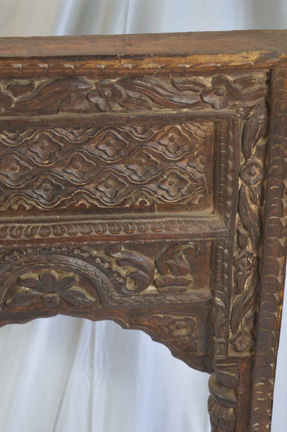 Huge Carved Indian Window/Balcony Panel,c1850 View X